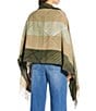 Vince Camuto Diamond Feather Soft Scarf Wrap, Color:Olive - Image 2
