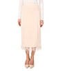 Vince Camuto Feather Trim A-Line Skirt, Color:Rosewater - Image 1