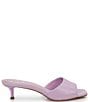 Color:Sweet Lavender - Image 2 - Faiza Leather Kitten Heel Sandals