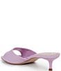 Color:Sweet Lavender - Image 4 - Faiza Leather Kitten Heel Sandals