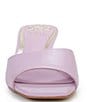 Color:Sweet Lavender - Image 5 - Faiza Leather Kitten Heel Sandals