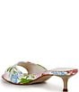 Color:Floret Garden - Image 4 - Faiza Patent Leather Floral Kitten Heel Sandals