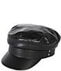 Vince Camuto Faux Leather Skipper Cap - Image 1