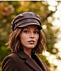 Vince Camuto Faux Leather Skipper Cap - Image 2