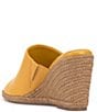 Color:Golden Sun - Image 4 - Fayla Leather Dress Espadrille Wedge Sandals