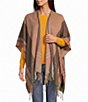 Vince Camuto Feather Soft Large Stripe Topper - Image 1