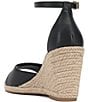 Vince Camuto Felyn Leather Ankle Strap Espadrille Wedge Sandals - Image 6