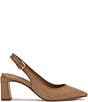 Vince Camuto Hamden Raffia Slingback Point Toe Pumps - Image 2