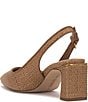 Vince Camuto Hamden Raffia Slingback Point Toe Pumps - Image 3