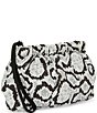 Color:Checkered - Image 4 - Harlo Snake Print Nylon Washable Pouch
