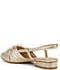 Color:Egyptian Gold - Image 3 - Jyle Knot Leather Flats