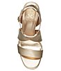 Color:Gold - Image 6 - Kalintie Leather Dress Sandals