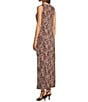 Vince Camuto Knit Round Neck Sleeveless Maxi Sheath Dress, Color:Rich Taupe - Image 4