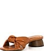 Color:Golden Walnut - Image 4 - Leana Leather Knotted Sandals