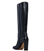 Color:Black - Image 4 - Evangee Leather Knee High Boots