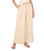Vince Camuto Linen Wide Leg Tie Waist Pants, Color:Oyster Grey - Image 1