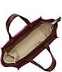 Color:Rosewood - Image 3 - Livee Straw Tote Bag
