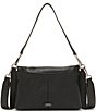 Color:Black - Image 2 - Livy Leather Small Shoulder Bag