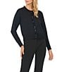 Vince Camuto Long Sleeve Knit Paillette Trim Cardigan - Image 1