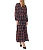 Vince Camuto Long Sleeve Tiered Ruffle Maxi Dress - Image 1