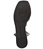 Color:Jet Black - Image 6 - Loressa Knotted Leather Espadrille Wedge Sandals