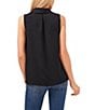 Color:Rich Black - Image 2 - Luxe CDC Sleeveless Cowl Neck Tank Top