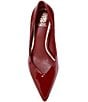 Color:Flame - Image 6 - Margie Patent Leather Kitten Heel Pumps