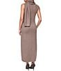 Vince Camuto Mock Neck Scarf Maxi Dress - Image 2