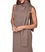 Vince Camuto Mock Neck Scarf Maxi Dress - Image 4