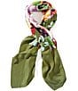 Vince Camuto Moody Botanical Square Scarf, Color:Olive Multi - Image 1