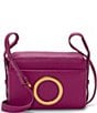 Color:Rosewood - Image 1 - Naimi Leather Crossbody Bag