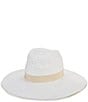 Vince Camuto Oversized Hardware Straw Panama Hat - Image 1
