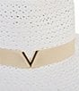 Vince Camuto Oversized Hardware Straw Panama Hat - Image 2
