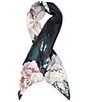 Vince Camuto Painterly Rose Satin Square Scarf - Image 1