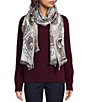 Vince Camuto Peacock Jacquard Scarf Wrap - Image 2