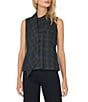 Vince Camuto Plaid Vest With Self Wrap Vest - Image 1