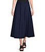 Vince Camuto Pleat Taper Denim Skirt - Image 1