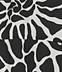Vince Camuto Plus Size Abstract Printed Woven Square Neck Sleeveless Tiered Maxi Shift Dress, Color:Rich Black - Image 6