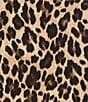 Color:Rich Black - Image 4 - Plus Size Knit Leopard Drape Cardigan