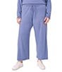 Vince Camuto Plus Size Coordinating Knit Wide Leg Drawstring Pants, Color:Horizon Blue - Image 1