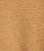 Color:Latte Heather - Image 4 - Plus Size Long Sleeve Turtleneck Sweater