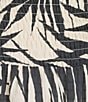 Vince Camuto Plus Size Printed Square Neck Sleeveless Tiered Midi Dress, Color:Black - Image 3