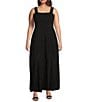 Vince Camuto Plus Size Square Neck Sleeveless Empire Waist Maxi Dress ...