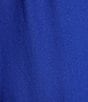 Color:Cobalt - Image 3 - Plus Size Square Neck Sleeveless Empire Waist Maxi Dress