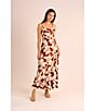 Vince Camuto Printed Square Neck Sleeveless Shift Maxi Dress, Color:Chili - Image 4