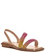 Color:Sandstone - Image 1 - Prizza Asymmetrical Embellished Flat Sandals