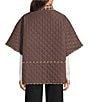 Vince Camuto Quilted Topper with Toggle - Image 2