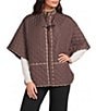 Vince Camuto Quilted Topper with Toggle - Image 3