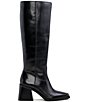 Color:Black - Image 2 - Sangeti Leather Tall Boots