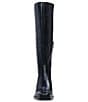 Color:Black Leather - Image 5 - Sangeti Leather Wide Calf Tall Boot